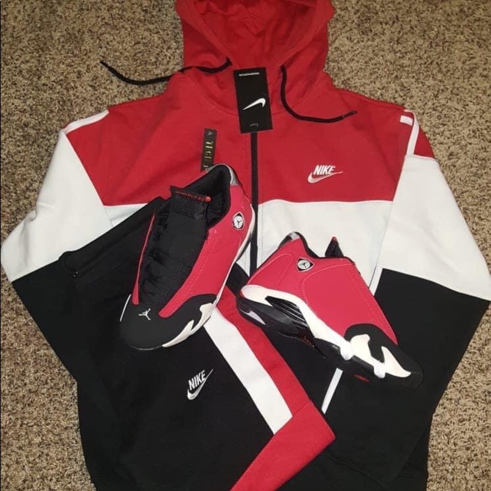 Jumpsuit & Jordan’s Shoes